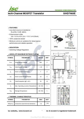 SIHD7N60E image