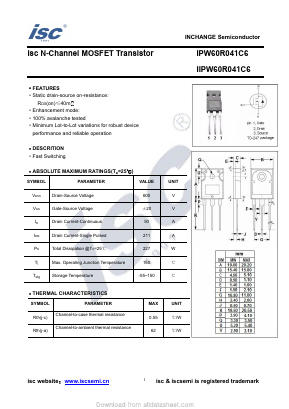 IPW60R041C6 image