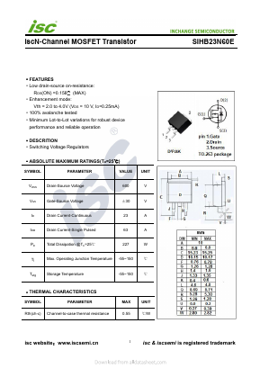 SIHB23N60E image