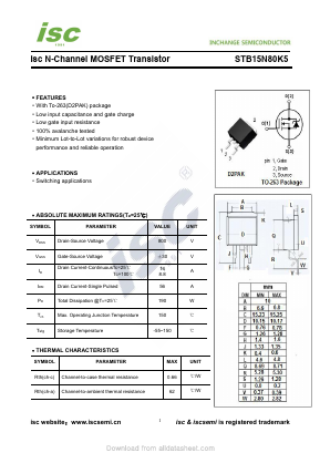 STB15N80K5 image