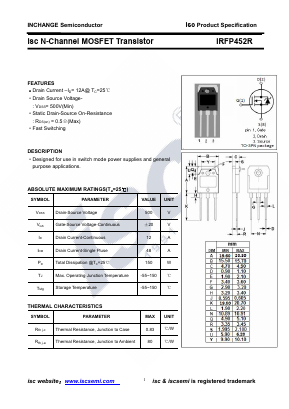 IRFP452R image