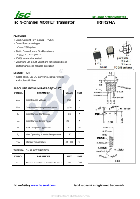 IRFR234A image