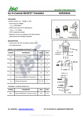 SSR2N60A image