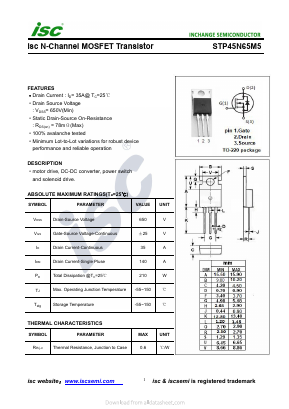 STP45N65M5 image