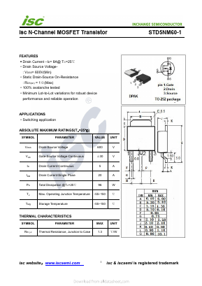 STD5NM60-1 image