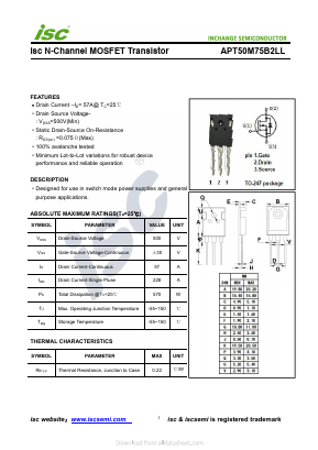 APT50M75B2LL image