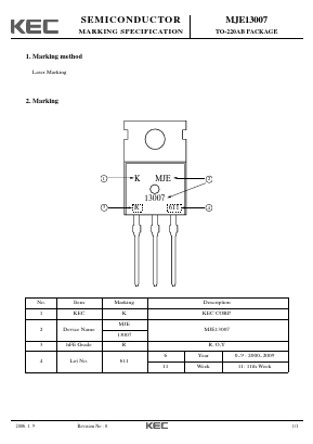 MJE13007 image