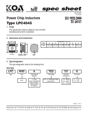 LPC4045ATED1R5M image