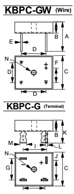 KBPC35005G image