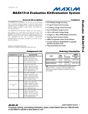 MAX8731AEVKIT image