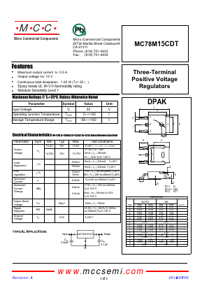 MC78M15CDT image