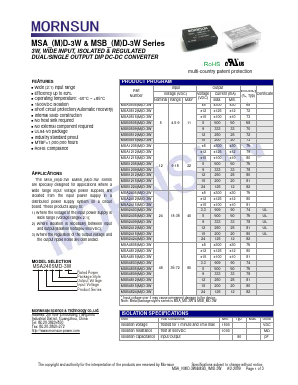 MSA0505MD-3W image