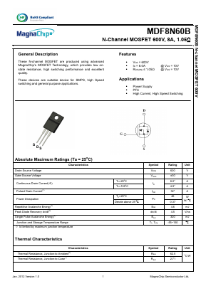 MDF8N60B image