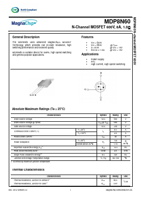 MDP8N60 image