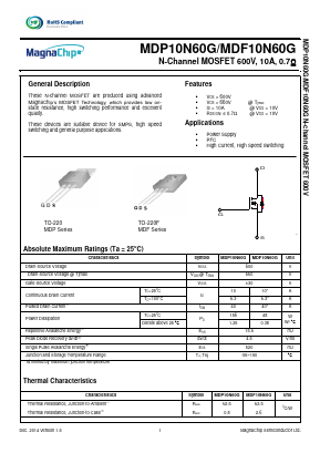MDF10N60GTH image