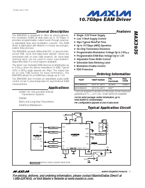 MAX3935EGJ image