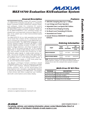 MAX19700EVKIT image