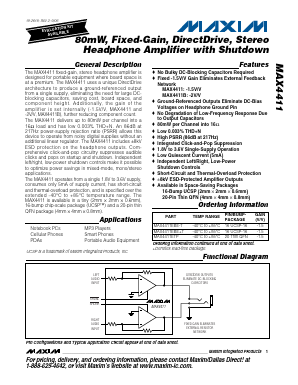 MAX4411EBE+T image