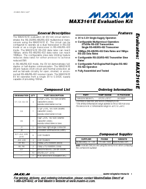 MAX3161EEVKIT image