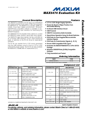 MAX5474EVKIT image