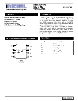 SY100ELT25ZC image