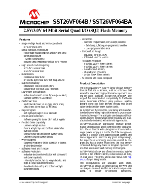 SST26VF064B-104I/MF image