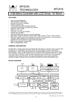 MTU418 image