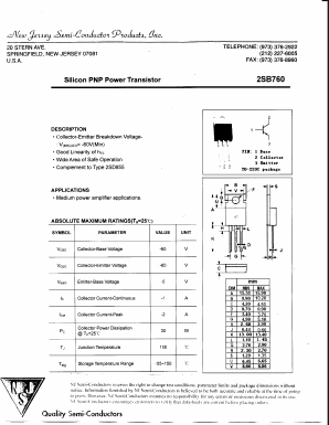 2SB760 image