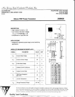 2SB920 image