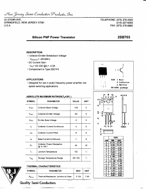 2SB703 image