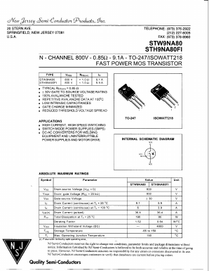 STW9NA80 image