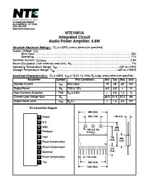 NTE1081A image