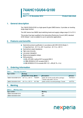 74AHC1GU04-Q100 image