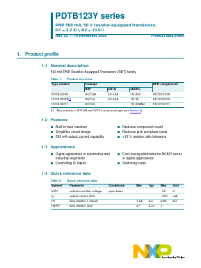 PDTB123Y image