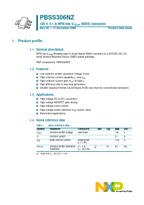 PBSS306NZ image