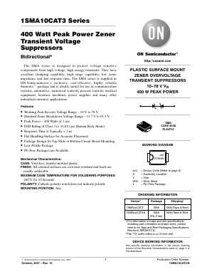 1SMA58CAT3G image