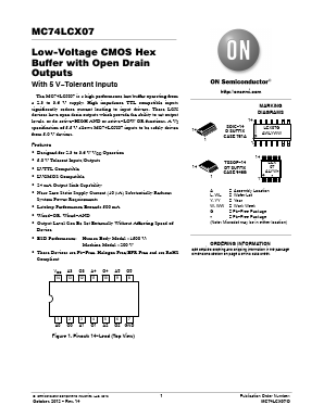 MC74LCX07 image