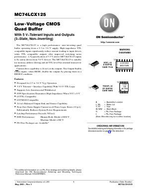 MC74LCX125 image