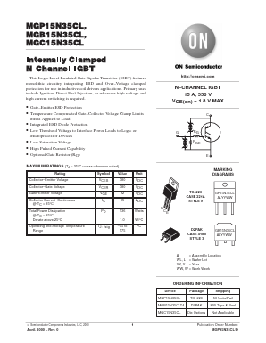 MGB15N35CLT4 image