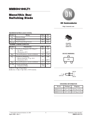 MMBD6100LT1 image