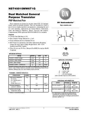 NST45010MW6T1G image