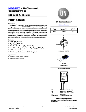 FCH104N60 image