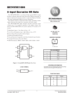 MC74VHC1G86DFT1 image