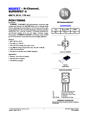 FCH170N60 image