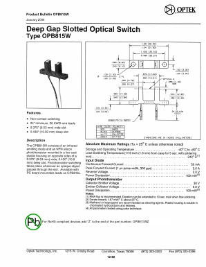 OPB815W image