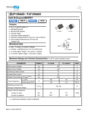 PJP10NA65 image