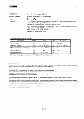 BH1415FV-E2 image