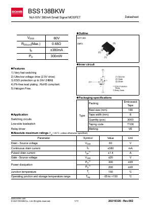 BSS138BKW image