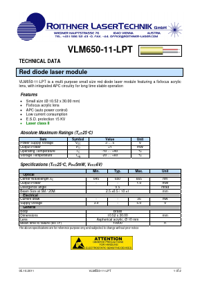 VLM650-11-LPT image