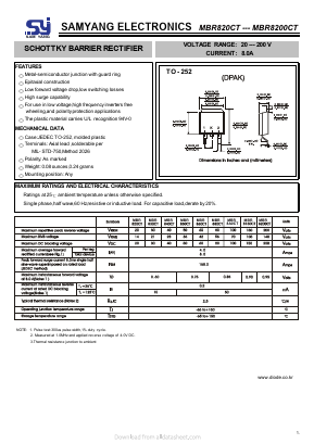 MBR820CT image